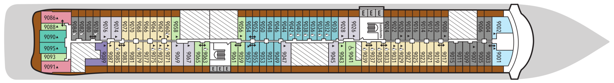 Deck 9 plan